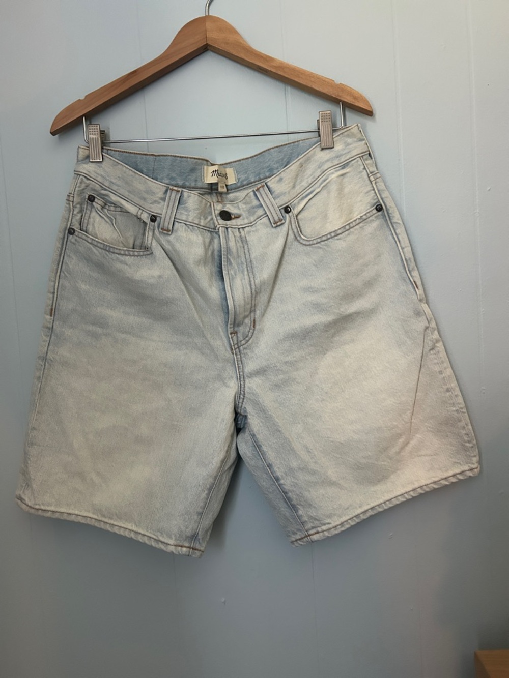 Madewell Men's Light Wash Denim Shorts